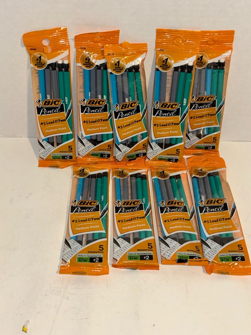 BIC Mechanical Pencils Pack - Teal/Blue - 0.7mm Lead Bundle-9 packs-5 per pack